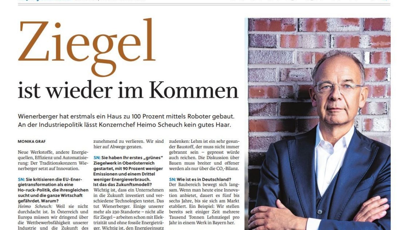 Salzburger Nachrichten Heimo Scheuch Interview