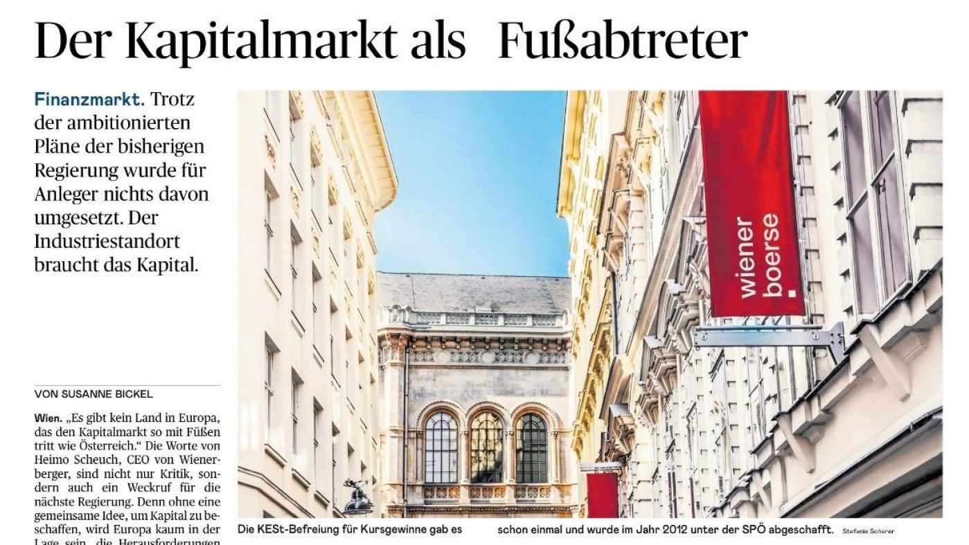Die Presse Heimo Scheuch Interview